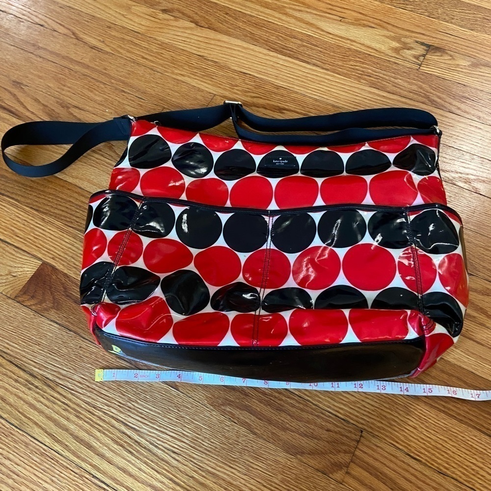 Kate spade diaper bag, crossbody, large dots - Picture 6 of 16